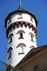 老 Radun 城堡在捷克共和国作为尼斯建筑学