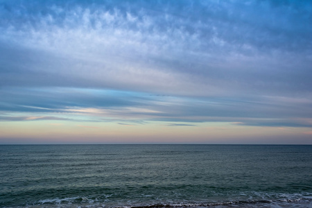 黑海。大海和天空