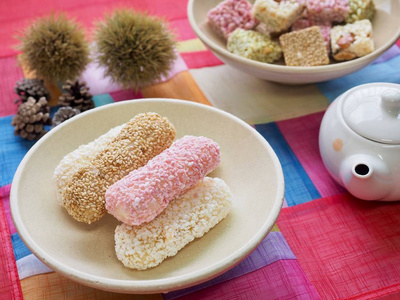 韩国传统饼干韩果, 谷韩菓照片