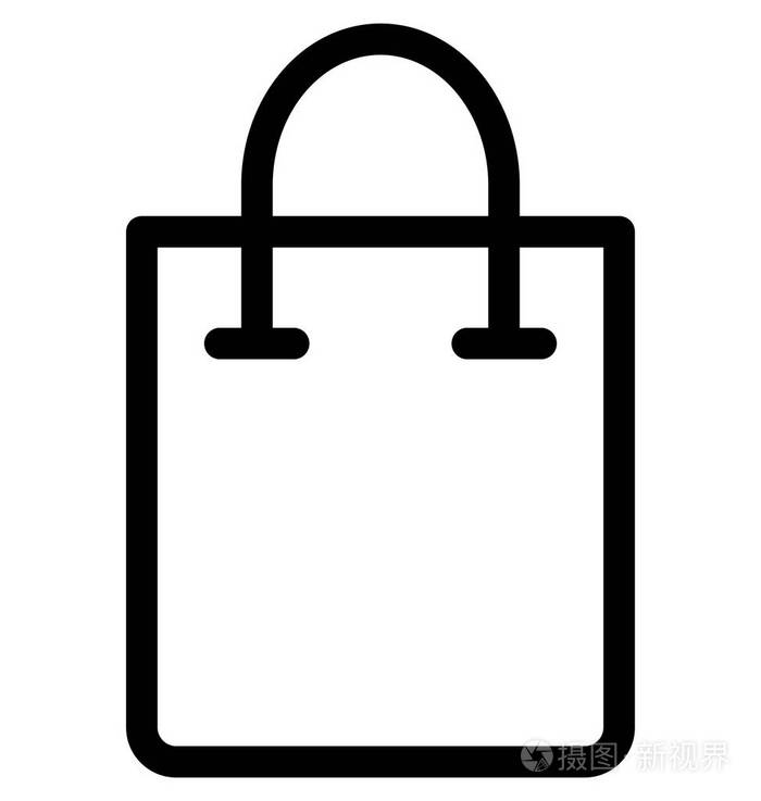 携带袋矢量图标