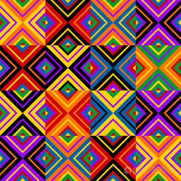 无缝非洲的几何图案.b 民族无缝设计