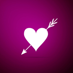 紫色的爱心符号图片