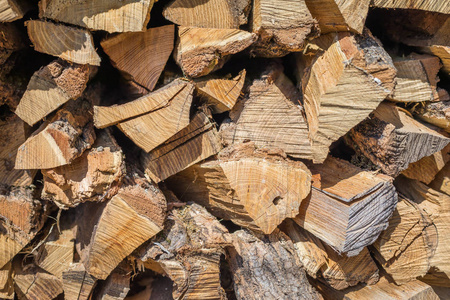 砍木头, 生火过冬。砍伐原木火木和现成的木材取暖木材。木材工业。加热季节, 冬季。可再生能源资源。环境理念