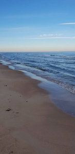 波罗的海海滩在早晨