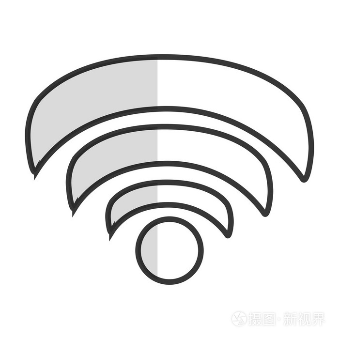 线 wifi 图标