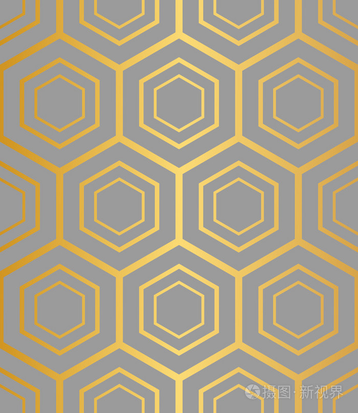 蜂窝状模式向量,无缝的六边形图案矢量插画-正版商用图片0rqdtn-摄图