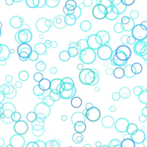 无缝的混沌圆圈图案背景矢量图从环与不透明度效果