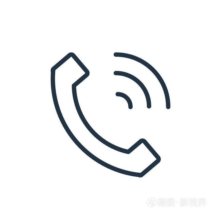 在白色背景上隔离的通信图标矢量, 通信透明符号插画-正版商用图片0rq