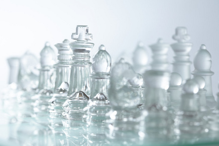 玻璃国际象棋棋子