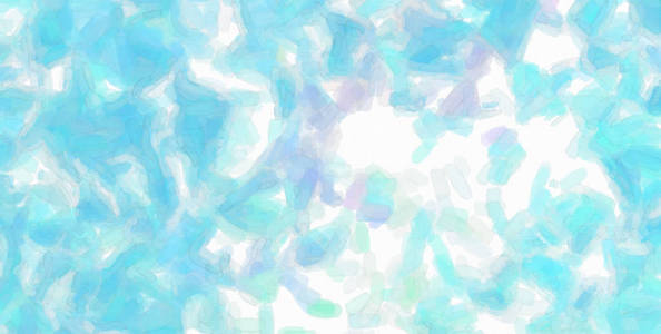 英俊的抽象插图蓝色, 绿色和白色水彩颜料。对项目有用