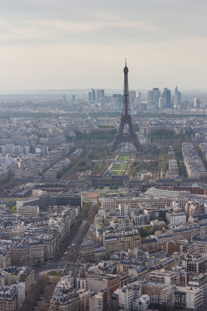 巴黎的鸟瞰图