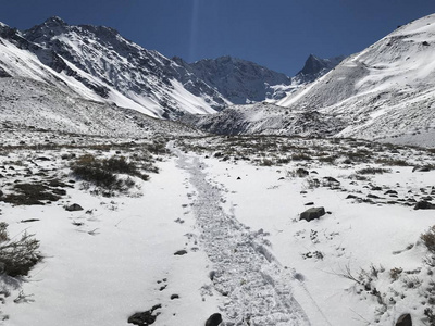 风景, 山雪和自然