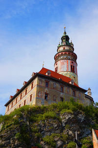 浪漫捷克克鲁姆洛夫城堡在捷克共和国