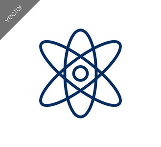 科学原子图标