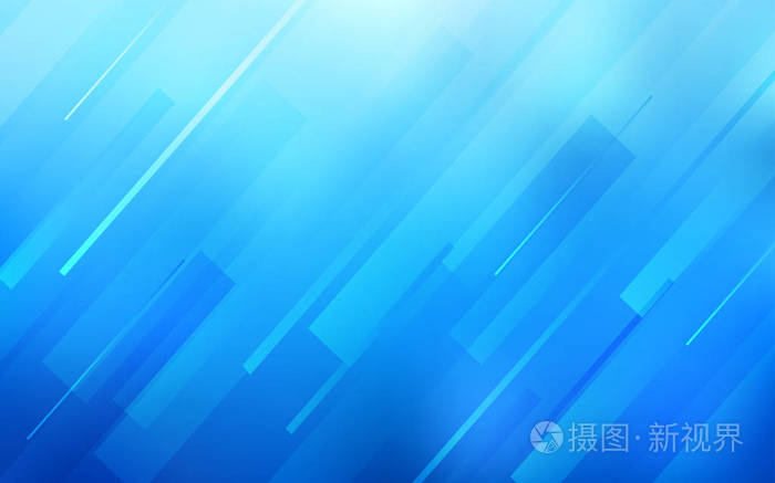 带挺直条纹的浅蓝色矢量盖.使用抽象模板上的线条装饰闪亮插图.模板为