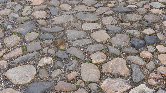背景纹理的石头墙.路面照片