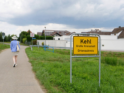 Kehl，德国的城市入口