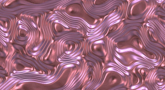 磨砂粉色铬.液态金属的无缝背景纹理照片