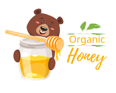 熊和蜂蜜图片