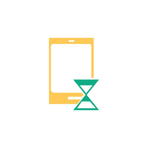 智能手机图标矢量隔离在白色背景为您的 web 和移动应用程序设计, 智能手机徽标概念