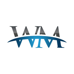 首字母 wm 蓝色耐克标志耐克标志照片