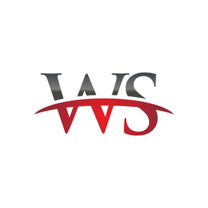首写字母 ws 红色耐克标志耐克标志照片