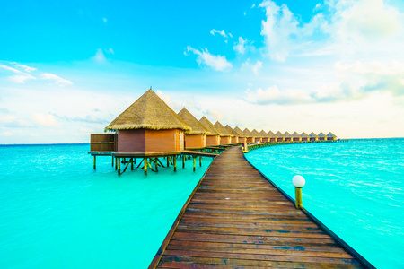 美丽的热带马尔代夫岛
