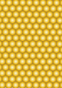 蜜蜂在蜂巢中的蜂蜜图片