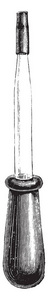 奥利弗的 hemoglobinometer, 老式雕刻插图