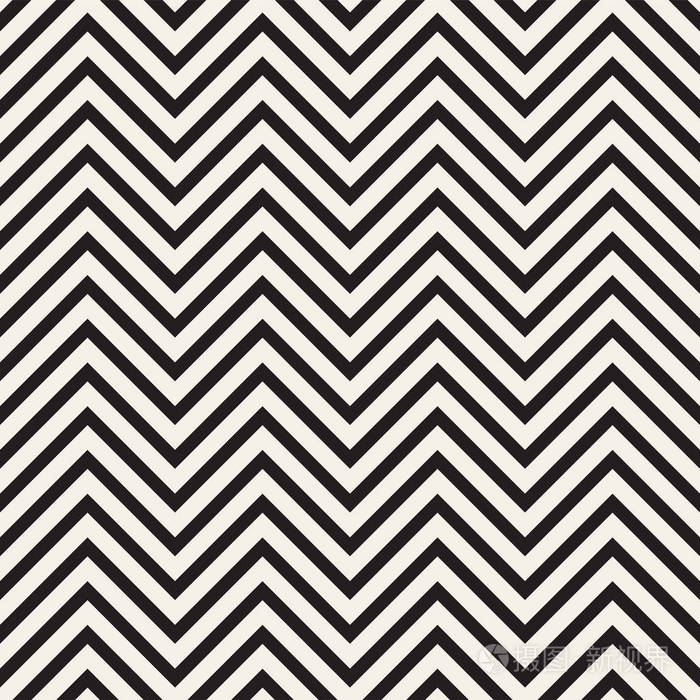 抽象的几何图案,具条纹,行.无缝矢量背景.黑色和白色格子纹理