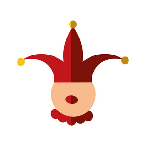 小丑图标.玩具设计.矢量图形插画