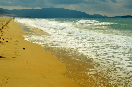 海南岛, 中国, 三亚, Yaluvan 湾冲浪, 2011年5月