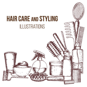 工具和头发护理产品