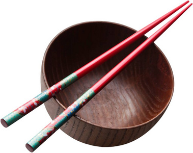空碗和筷子