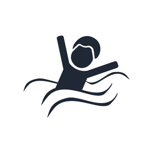 海啸保险图标矢量隔离白色背景为您的 web 和移动应用程序设计, 海啸保险徽标概念
