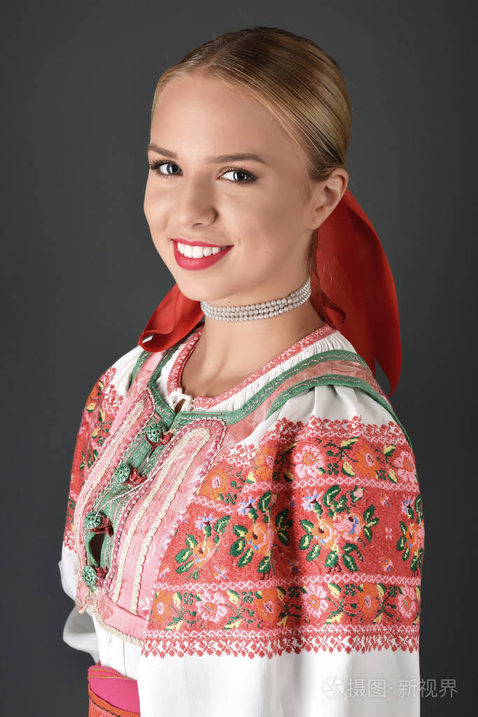 斯洛伐克民俗女人