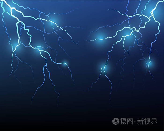 闪电flash 的矢量罢工背景