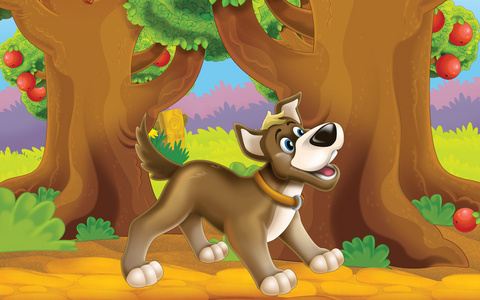 偏僻的农场动物图片