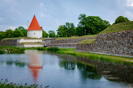 爱沙尼亚 Saaremaa 岛库雷萨雷城堡景观