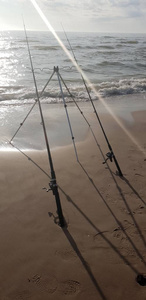 波罗的海海滩钓鱼竿