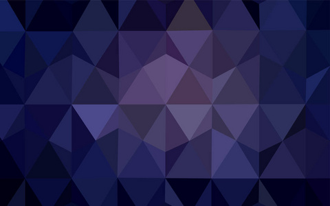 深紫色矢量三角形镶嵌盖。优雅明亮的多边形插图与渐变。web 站点的新纹理