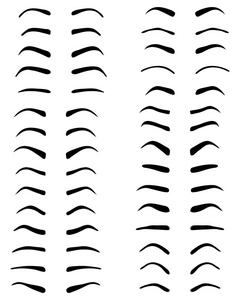 眉毛剪影图片-眉毛剪影素材-眉毛剪影插画-摄图新视界