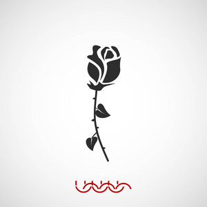 玫瑰标志图标