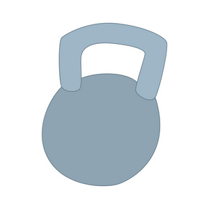 卡通风格重量图标照片