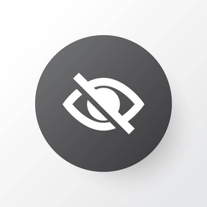 隐藏图标符号.时尚风格中的优质隔离隐藏元素照片