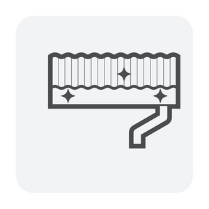 屋顶排水沟清洁保养图标图片