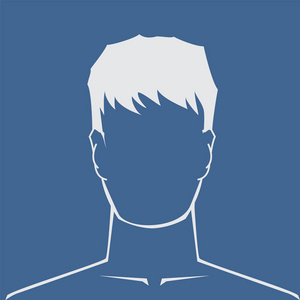 空白头像.照片占位符.平面矢量图像照片