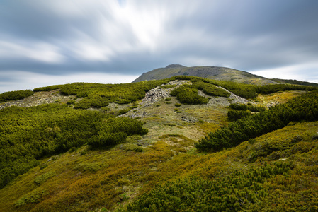 景观图的 Babia 山