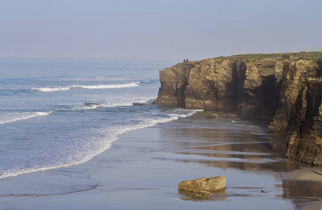 西班牙加利西亚 las catedrales 海滩