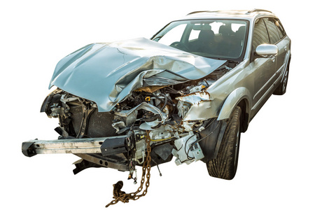 车辆残骸汽车残骸照片